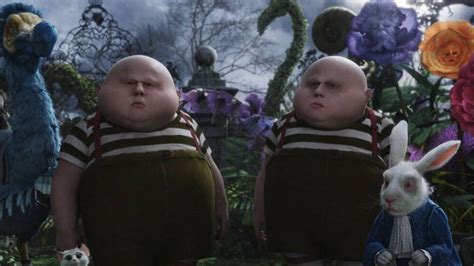 twins on alice in wonderland|alice in wonderland fat boys.